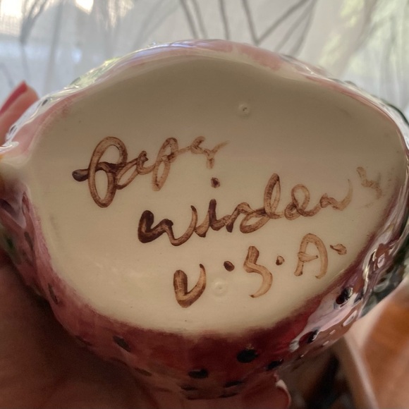 Beautiful handmade, πpottery teapot with a butterfly lid! ππΌββοΈπ©·π¦π - Picture 3 of 4